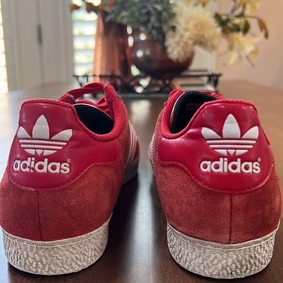 RARE 2013 Adidas Gazelle G96681 Men’s 8 Red Suede Sneakers Vintage Y2K - Picture 6 of 11